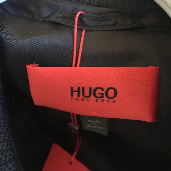 Men's HUGO Boss Jacket or Coat Dark Charcoal M - Picture 11 of 12